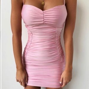 Tiger Mist Arielle Pink Minidress